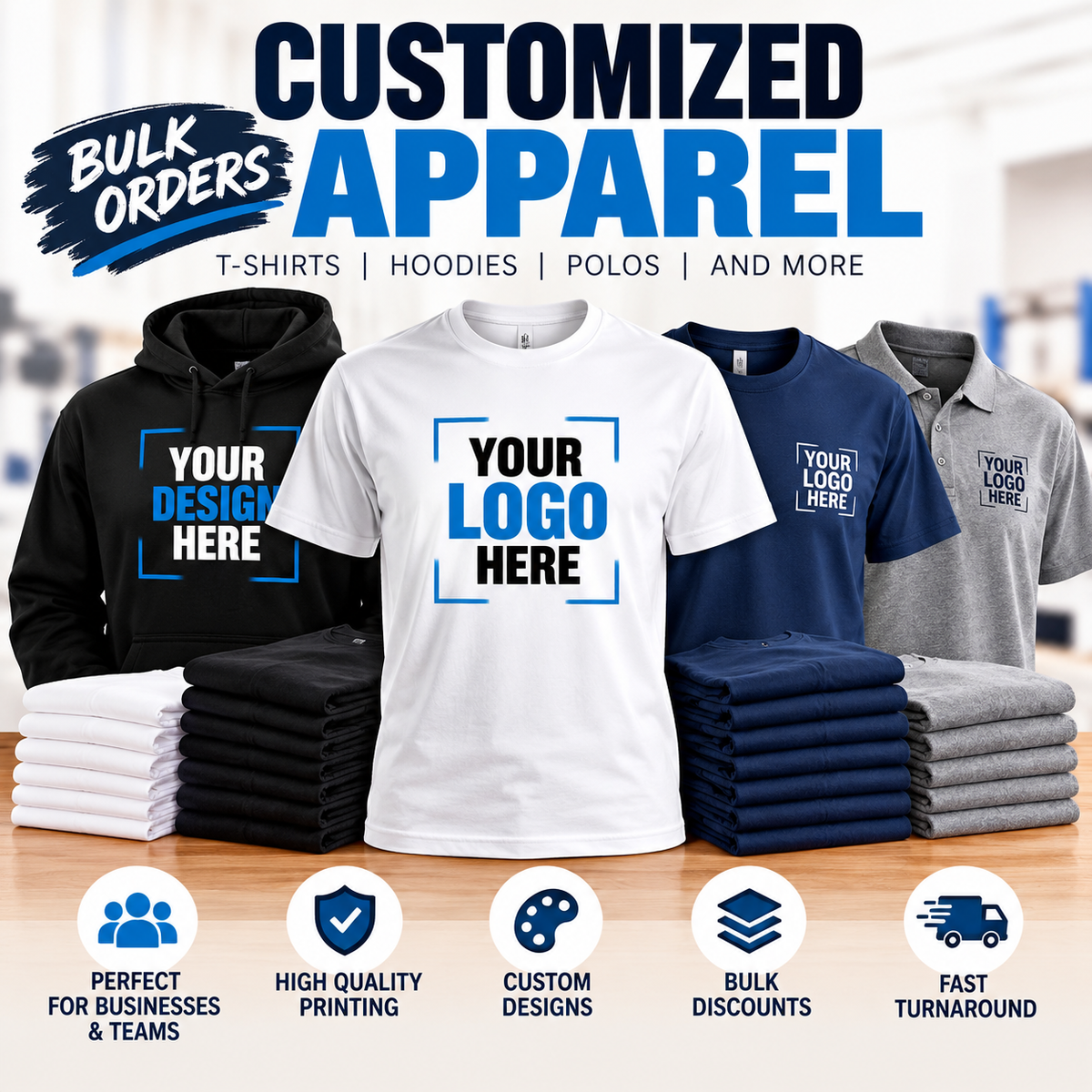 Bulk Customized Apparel