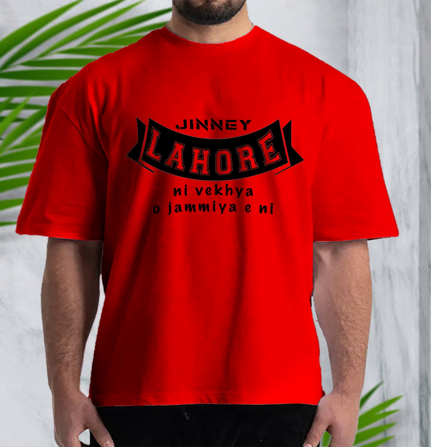 JINNEY LAHORE NI VEKHYA O JAMMIYA E NI - Adult & Kids Unisex -T-Shirts short sleeves