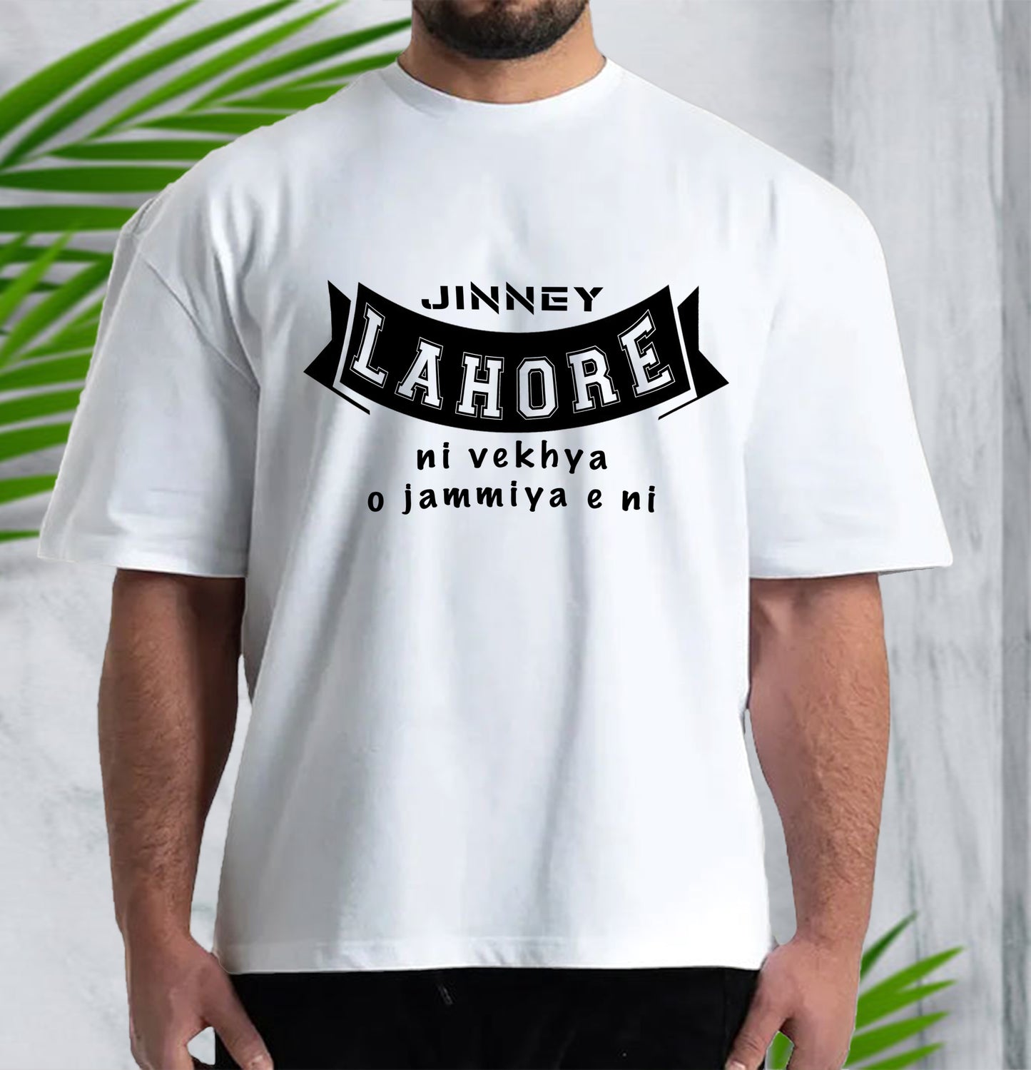 JINNEY LAHORE NI VEKHYA O JAMMIYA E NI - Adult & Kids Unisex -T-Shirts short sleeves