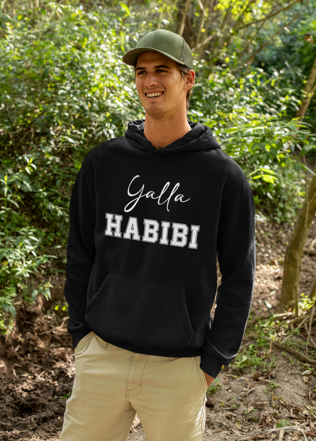 Yalla Habibi - Adult Unisex -T-Shirts, Sweat Shirts and Hoodies