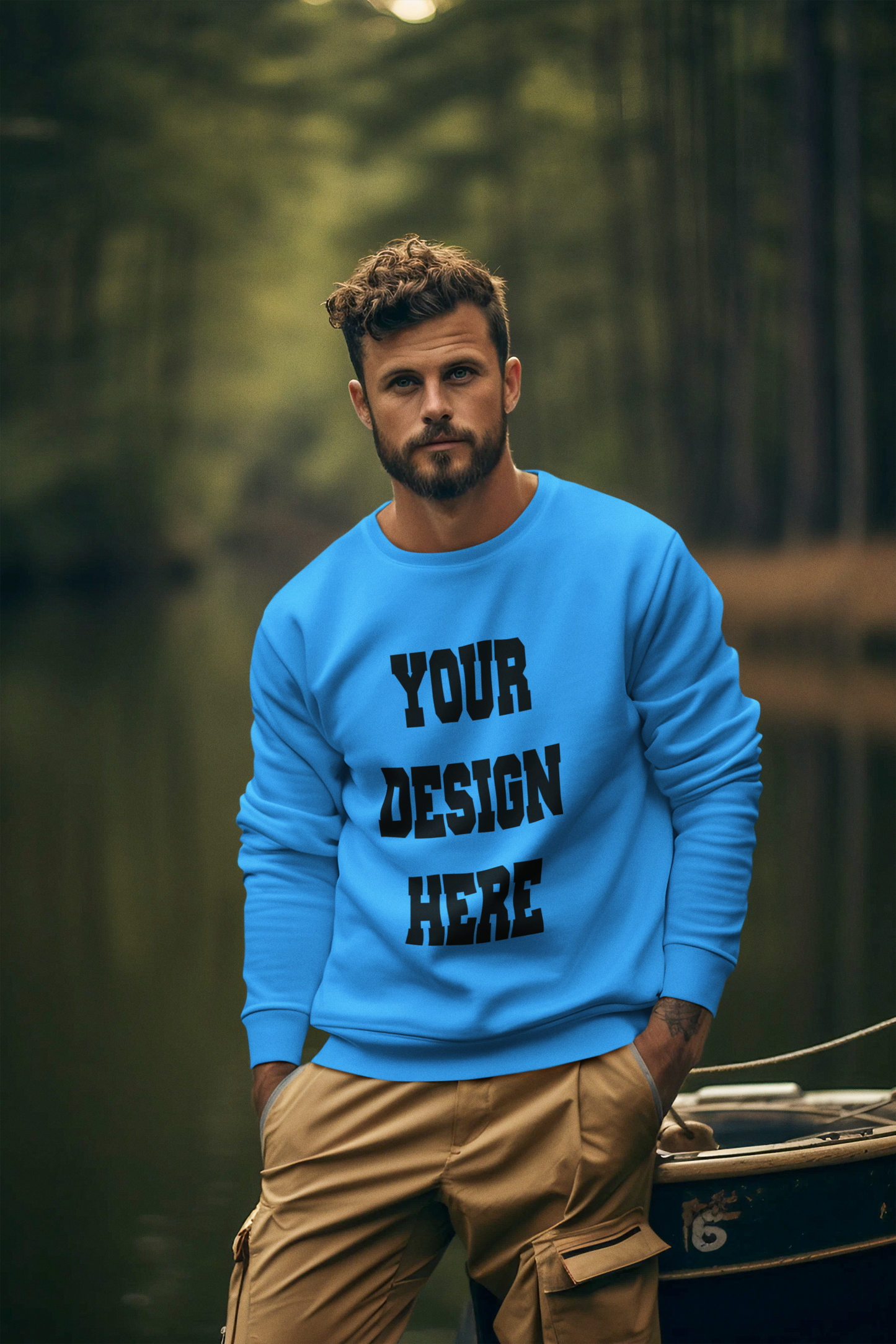Custom Adults Sweatshirts with Logo, Text, or any of your favorite Picture - Front and Back Option available.