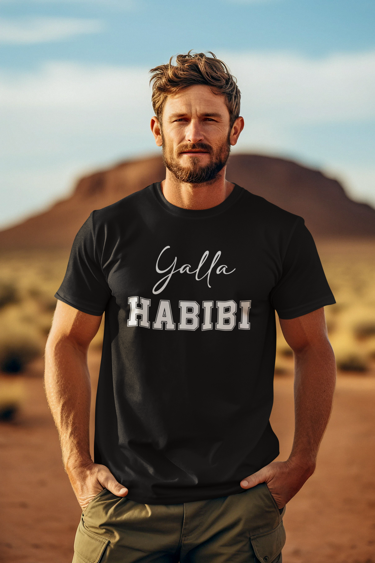 Yalla Habibi - Adult Unisex -T-Shirts, Sweat Shirts and Hoodies