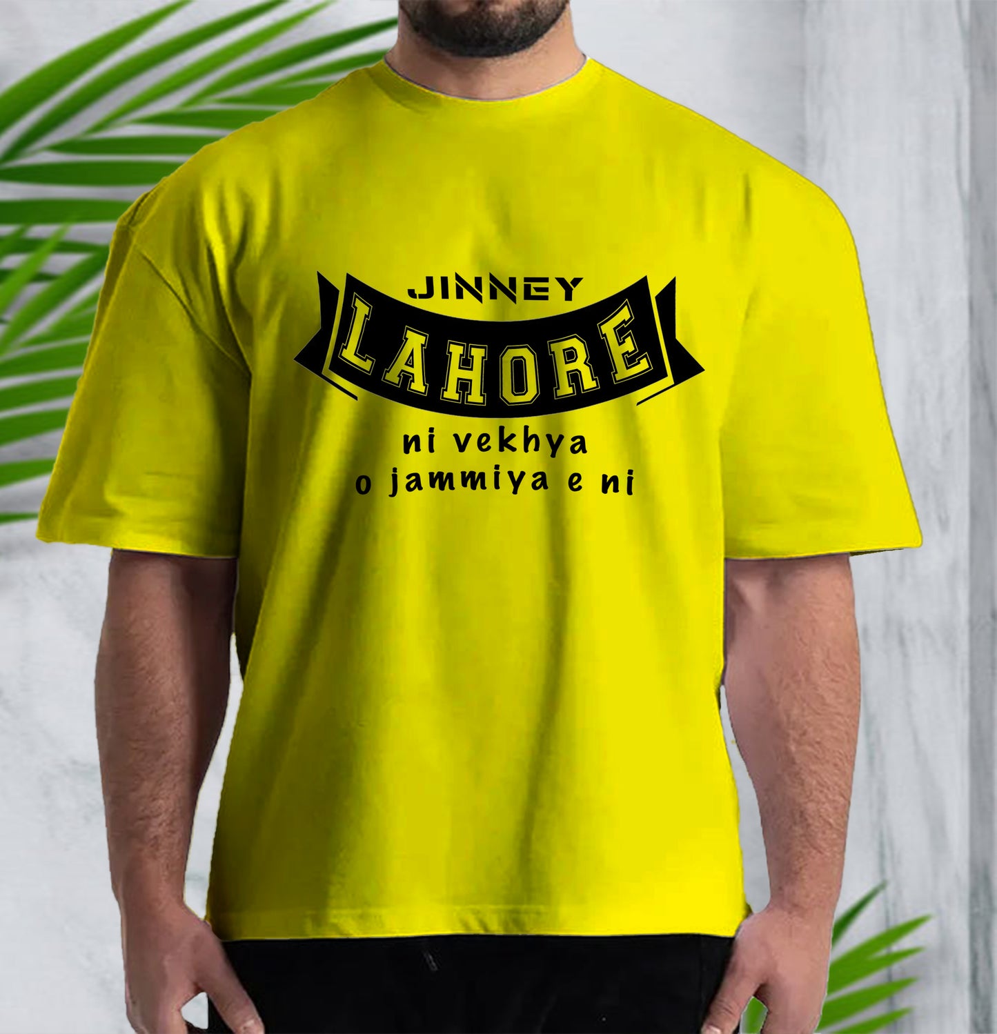 JINNEY LAHORE NI VEKHYA O JAMMIYA E NI - Adult & Kids Unisex -T-Shirts short sleeves